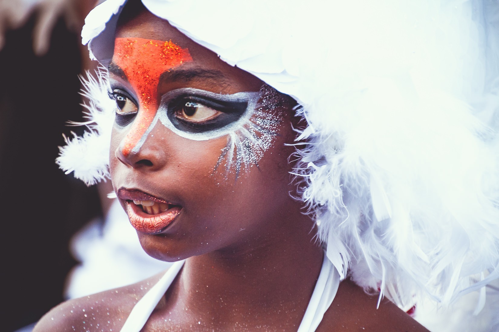 Un cygne du carnaval de la martinique