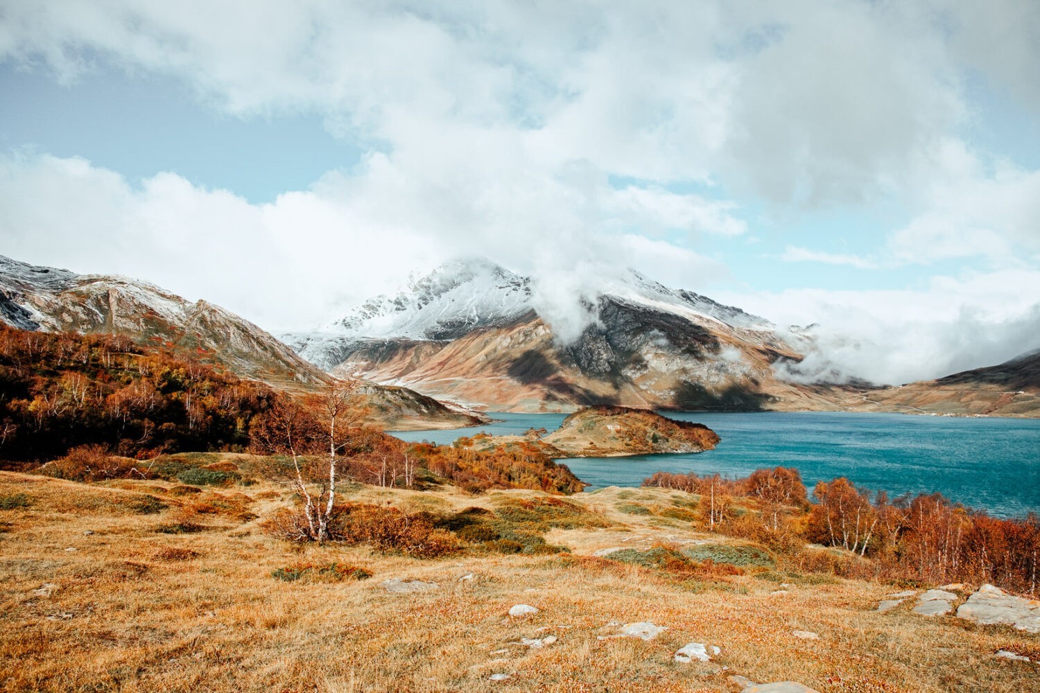 Le lac du Mont Cenis