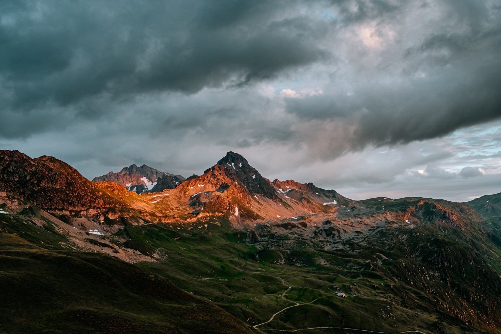 Le Beaufortain depuis le col du Joly