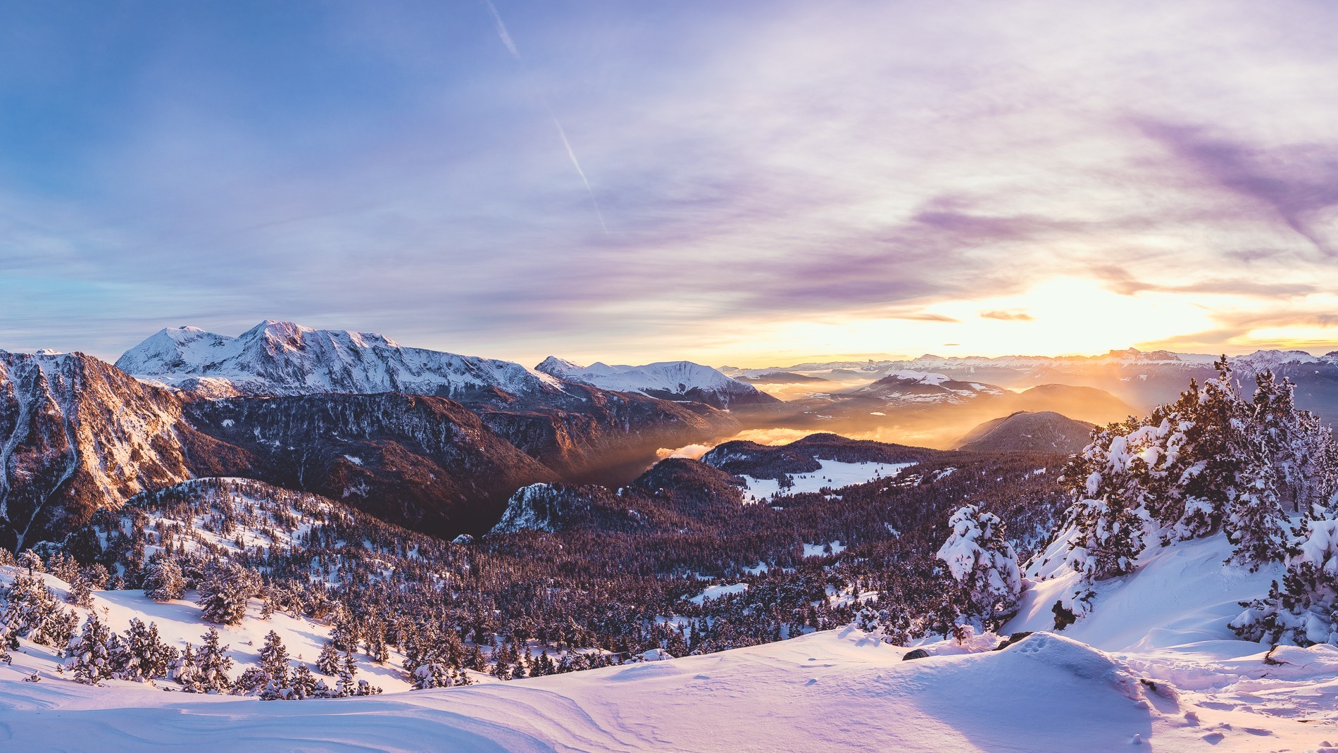 Panoramique depuis Chamrousse