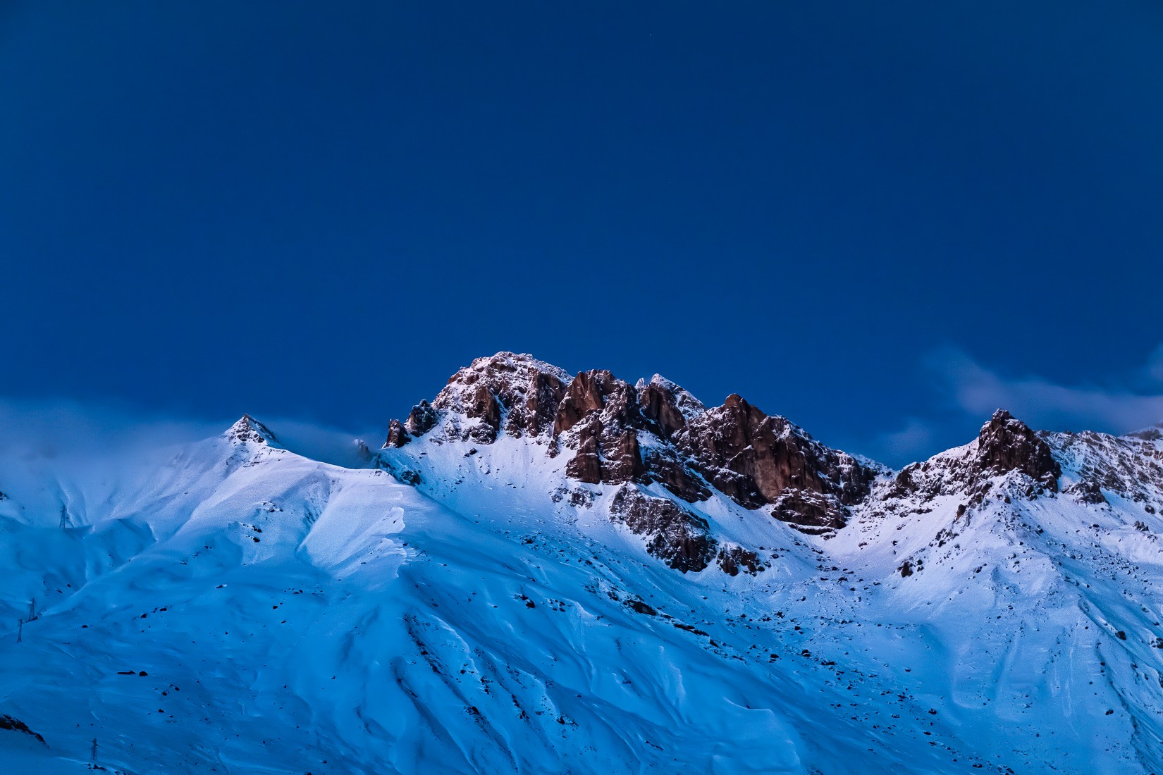 Depuis le col du Lautaret, côté Galibier